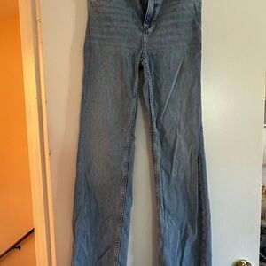 Zara Light Blue Flare Jeans